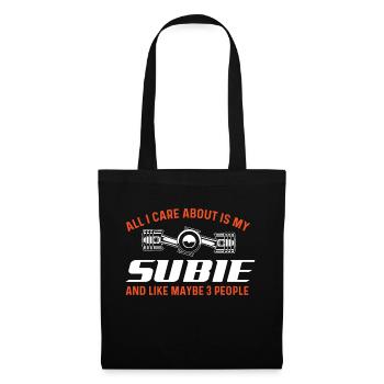 Tout ce qui m’importe, c’est ma Subie - Car Guy - Sac en tissu - noir - Devant