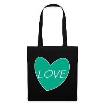 BONNE ANNEE. SAINT SYLVESTRE. NOUVELLE ANNÉE - Sac en tissu - noir - Devant