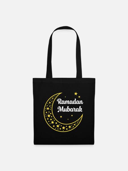 Ramadan Mubarak - Stoffbeutel - Schwarz