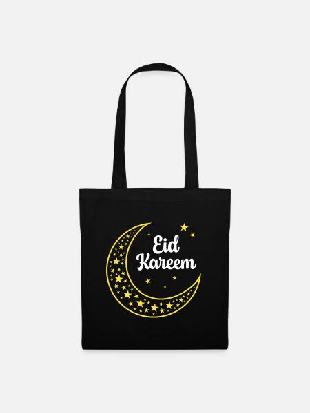 Eid Kareem - Stoffbeutel - Schwarz