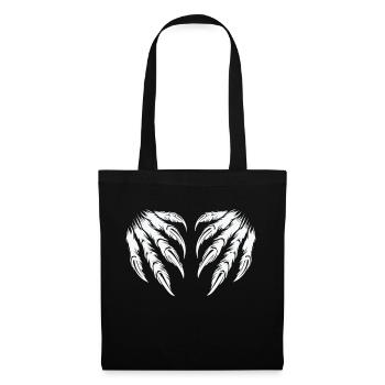 Griffes 2 - Sac en tissu - noir - Devant
