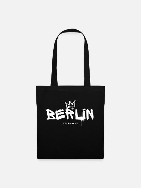 Berlin Weltmacht - Stoffbeutel - Schwarz
