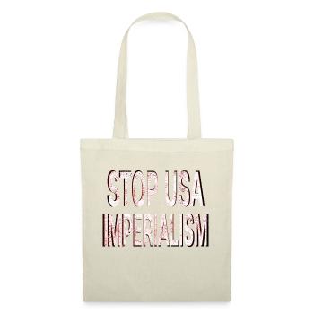 Stop USA Imperialism – Manifestation anti-guerre - Sac en tissu - nature - Devant