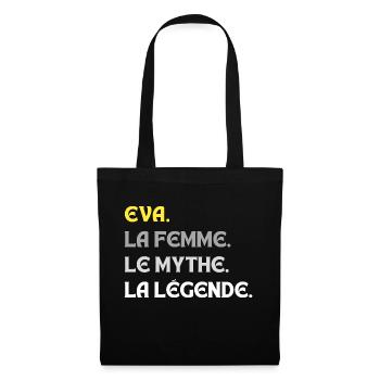 EVA LA FEMME LE MYTHE LA LEGENDE - Sac en tissu - noir - Devant