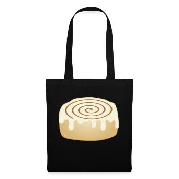 cinnamon roll - Tote Bag - black - Front