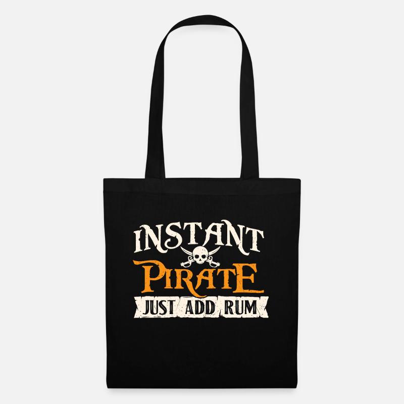 Pirate instantané Il suffit d’ajouter du rhum Buccaneer Freebooter - Sac en tissu - noir