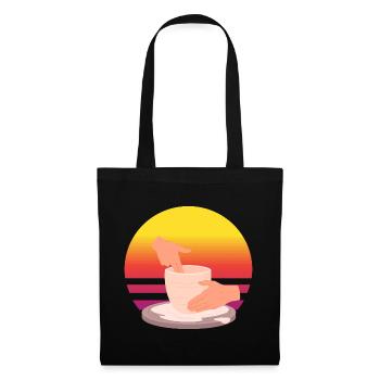 Ceramic Passion Sunset - Tote Bag - black - Front