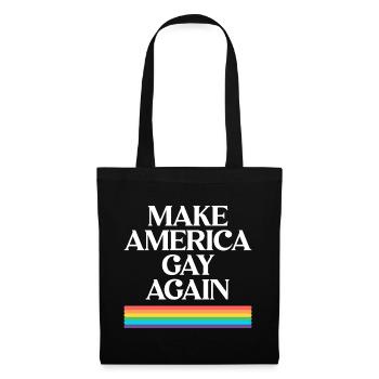 Make America Gay Again - Pride Design - Sac en tissu - noir - Devant