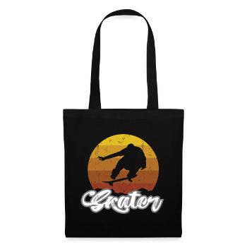 Skater - Tote Bag - black - Front