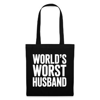 World’s Worst Husband - Tote Bag - black - Front