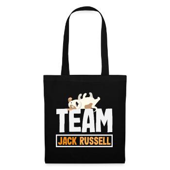 Drôle de Jack Russell Propriétaire Cadeau - Sac en tissu - noir - Devant