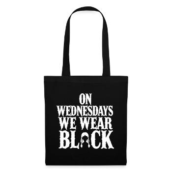 On Wednesdays We Wear Black - Sac en tissu - noir - Devant