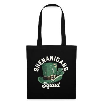 Chapeau de lutin de l’escouade des pitreries - Sac en tissu - noir - Devant