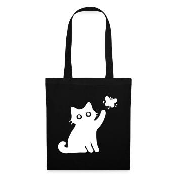 Cat Cute - Tote Bag - black - Front