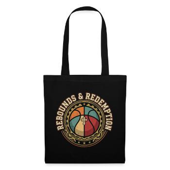 Rebounds And Redemption Christian Basketball - Tote Bag - black - Front