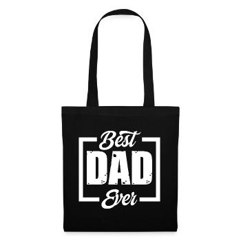 La meilleure fille fière de papa de tous les temps - Sac en tissu - noir - Devant