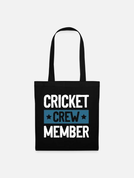 Cricket Crew - Stoffbeutel - Schwarz