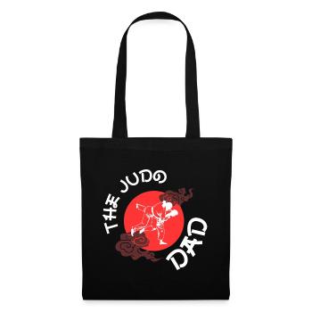 Der Judo-Vater - Stoffbeutel - Schwarz - Vorne