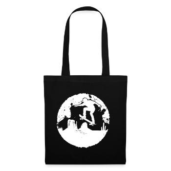 Skateboarder Drawing - Tote Bag - black - Front