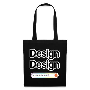 NOAI-Design - Stoffbeutel - Schwarz - Vorne