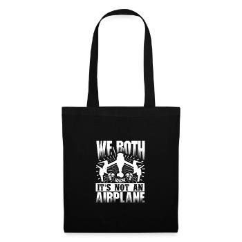 Nous n’avons pas besoin d’airplane - Sac en tissu - noir - Devant