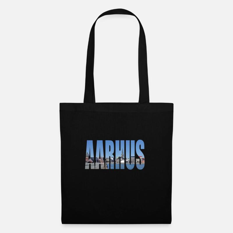 AARHUS DÄNEMARK - Stoffbeutel - Schwarz
