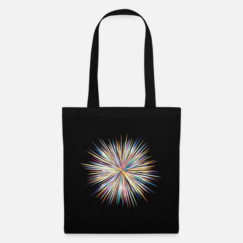 Abstract Explosion - Stoffbeutel - Schwarz