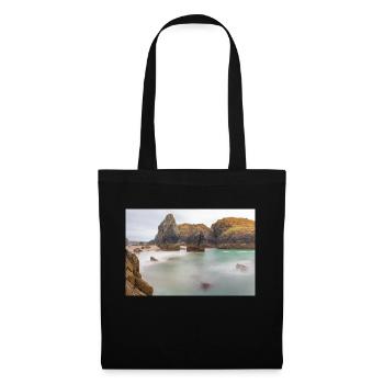 Kynance Cove (Porth Keynans) Coastline The Lizard - Tote Bag - black - Front