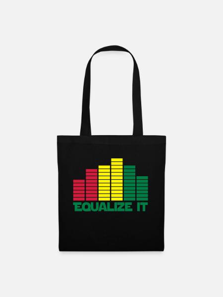 equalize it sound - Stoffbeutel - Schwarz