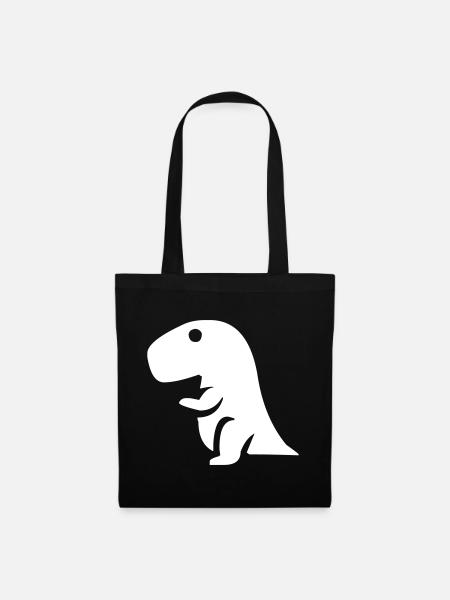 Baby Dino - Stoffbeutel - Schwarz