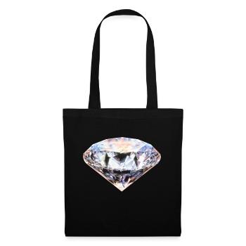 Diamant - Stoffbeutel - Schwarz - Vorne