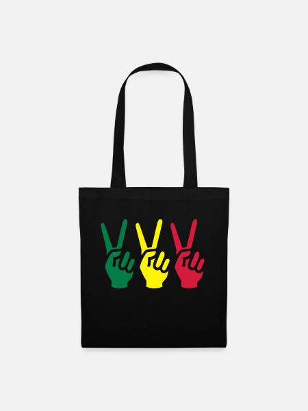victory reggae - Sac en tissu - noir