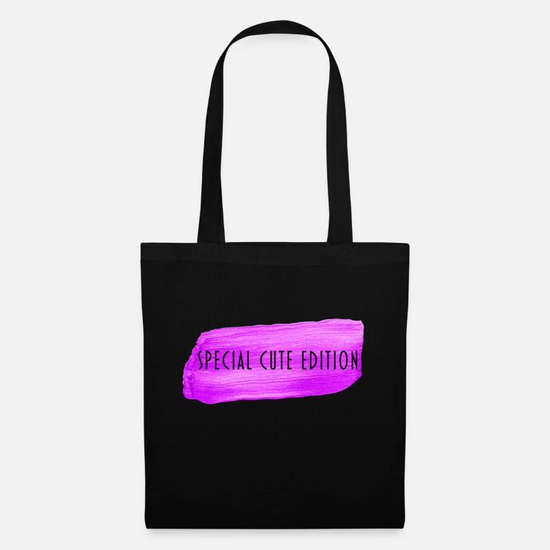 Édition spéciale mignonne - Sac en tissu - noir