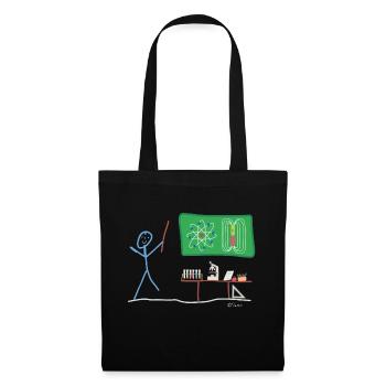 Science Stickman Chemistry Physics - Tote Bag - black - Front