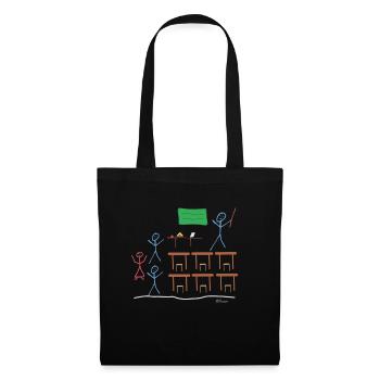 Stick Figure Class, School High School - Tote Bag - black - Front