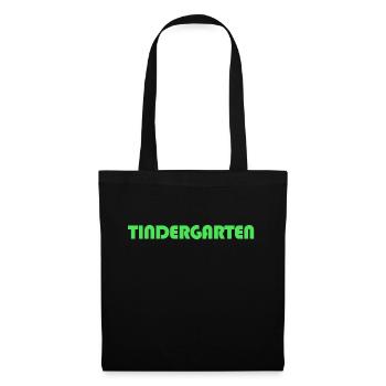 Tindergarten - Lustiges Dating Shirt - Stoffbeutel - Schwarz - Vorne