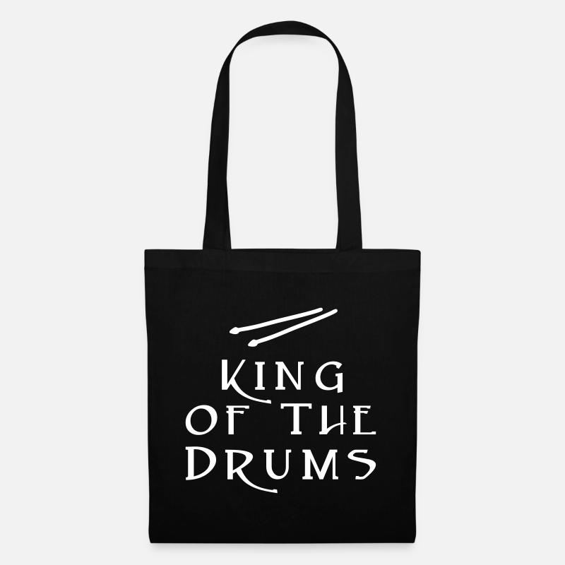 King Drums - Stoffbeutel - Schwarz