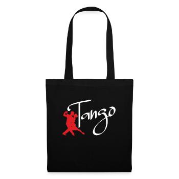 Tango Tanzen - Stoffbeutel - Schwarz - Vorne