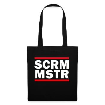 scrmmstr ScrumMaster - Stoffbeutel - Schwarz - Vorne
