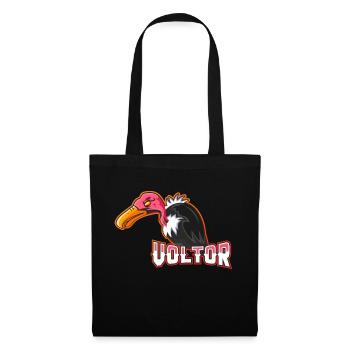 vautour - Sac en tissu - noir - Devant