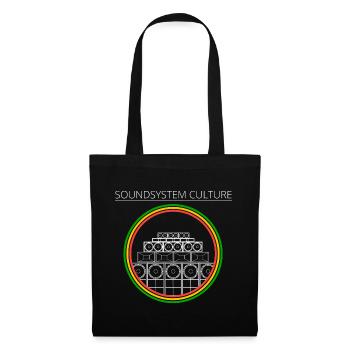 Culture du système sonore de la Jamaïque - Sac en tissu - noir - Devant