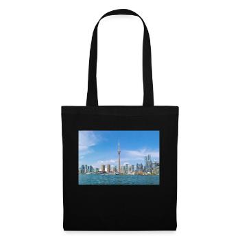 Ontario Toronto Skyline Panoramic View Canada - Tote Bag - black - Front