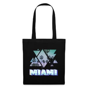 Miami Florida Summer Sun Palms USA America - Tote Bag - black - Front