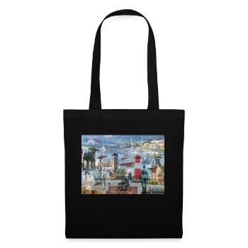 Varel Dangast hidden object - Tote Bag - black - Front