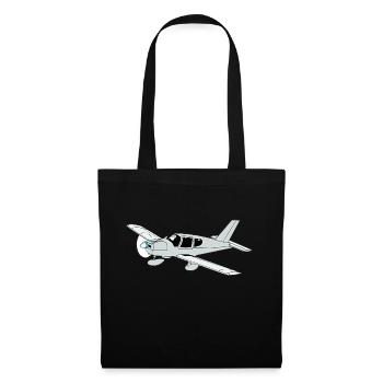 Flieger 3 - Stoffbeutel - Schwarz - Vorne