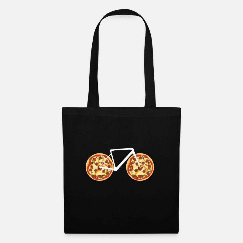 Pizzabike - Stoffbeutel - Schwarz