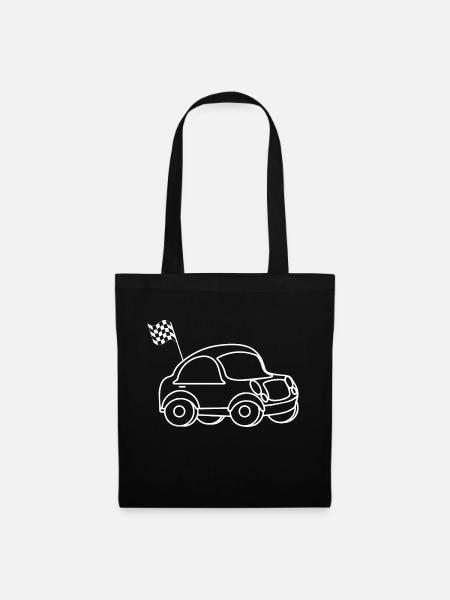 Car Auto - Stoffbeutel - Schwarz