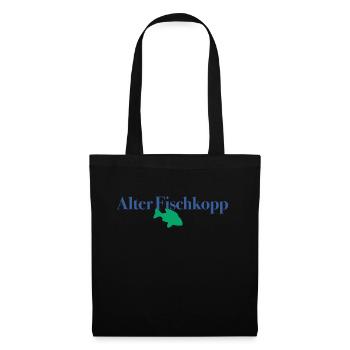 Alter Fischkopp - Stoffbeutel - Schwarz - Vorne
