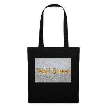 Wall Street golden lettering New York USA - Tote Bag - black - Front