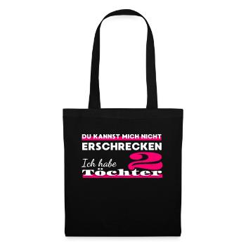 Maman et ses filles - Sac en tissu - noir - Devant